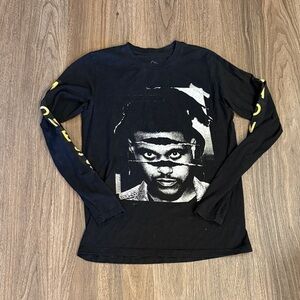 The Weeknd, the madness tour 2015 Black Graphic Long Sleeve Shirt